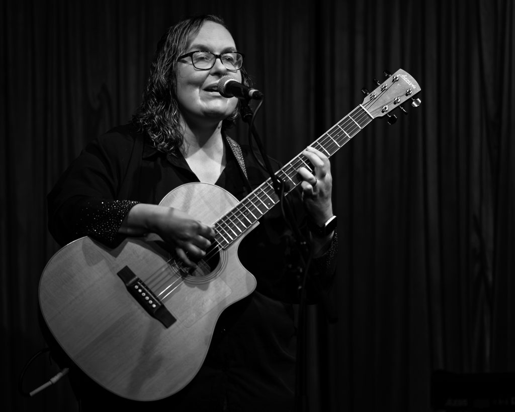 Photo of Rai Waddingham performing at FIrebug, Leicester. 12th September 2025.