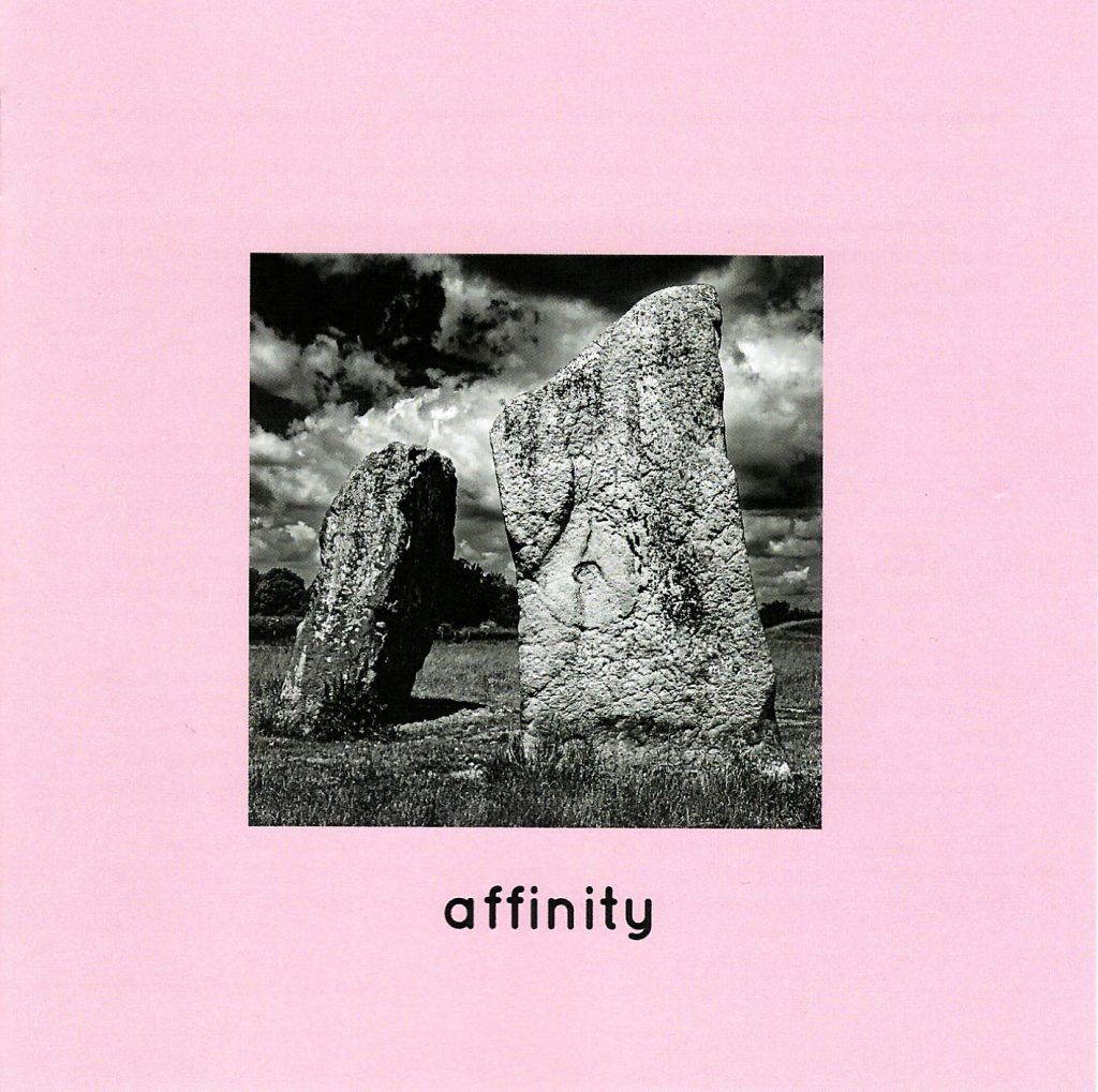 CD cover for album 'affinity' from monochrome motif records.